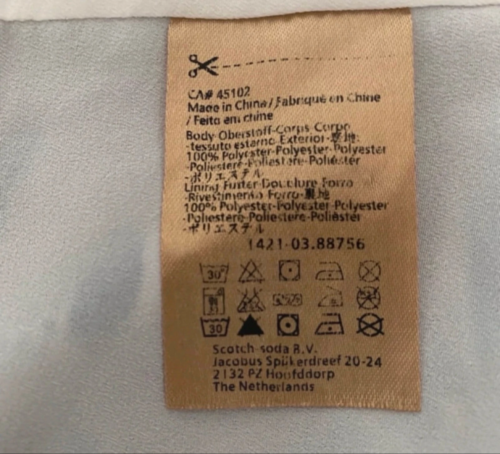 Maison Scotch boho printjurk S 36 blauw roest – photo 12